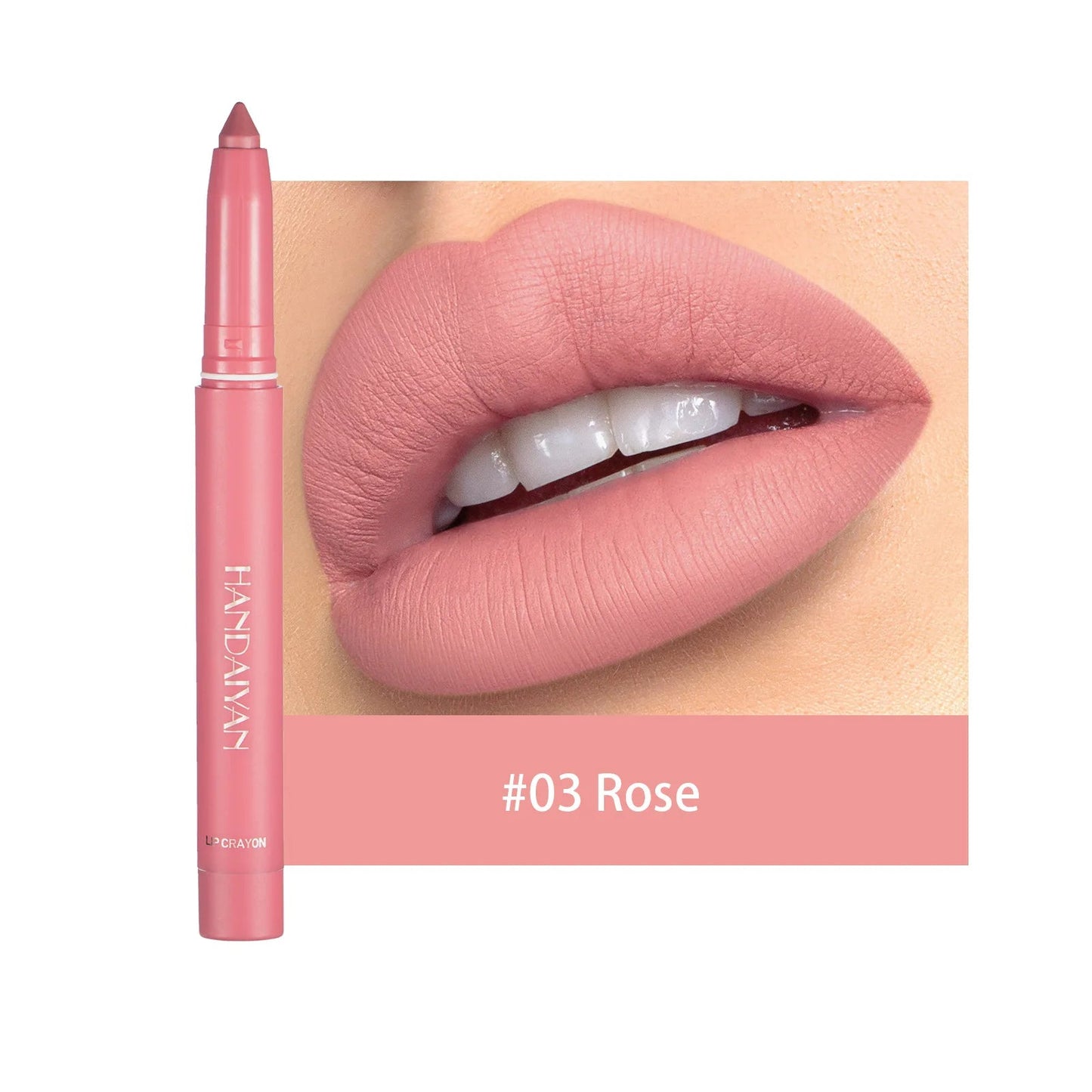 12 Color Matte Nude Pink Matte Solid Lip Gloss Waterproof Long Lasting cil Lip Liner Pen Lip Makeup