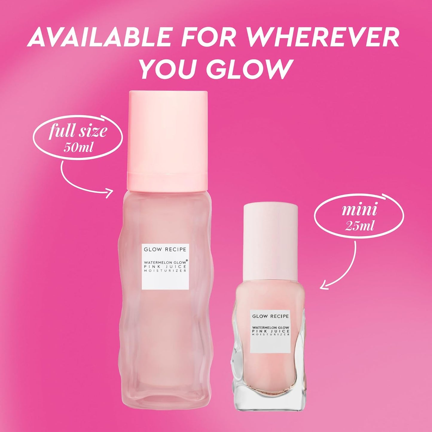 Pink Juice Hydrating Face Moisturizer for Women & Men - Korean Skin Care Moisturizer with Hyaluronic Acid for Glass Skin - Lightweight Gel Moisturizer for Dry Skin (50Ml)